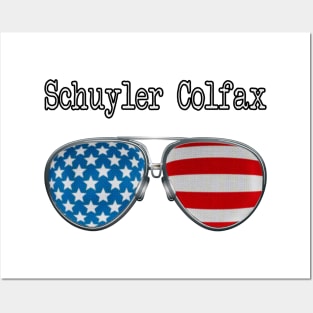 AMERICA PILOT GLASSES SCHUYLER COLFAX Posters and Art